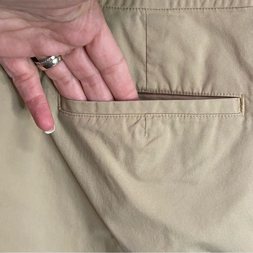 LAUREN RALPH LAUREN / Dark khaki Bermuda Shorts Size 12 - Picture 6 of 10